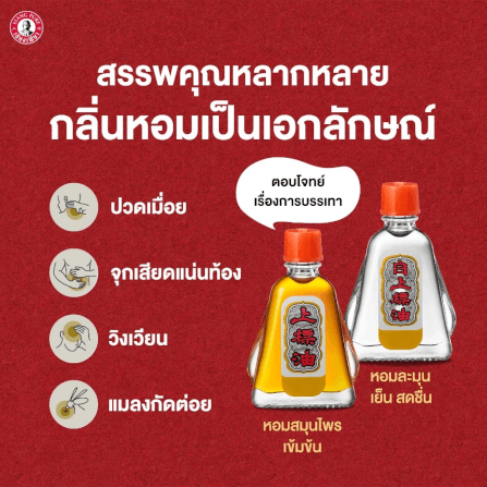 ยาหม่องน้ำ เซียงเพียว สูตร 1 ขนาด 3 ซีซี จำนวน 24 ชิ้น_4